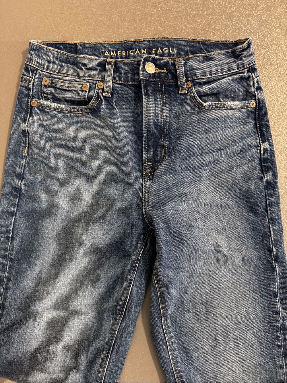 American Eagle Outfitters High-Rise Blue Denim Jeans Size 2